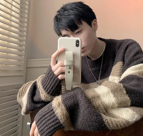 Men's Winter Relaxed Slouchy Sweater for Daywear