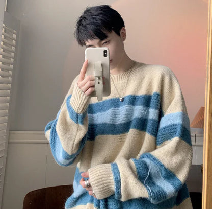 Men's Winter Relaxed Slouchy Sweater for Daywear
