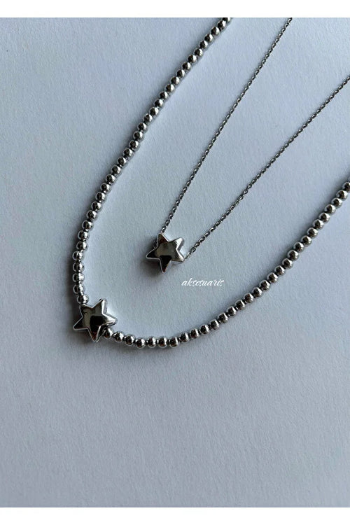 Double Star Necklace