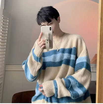 Men's Winter Relaxed Slouchy Sweater for Daywear