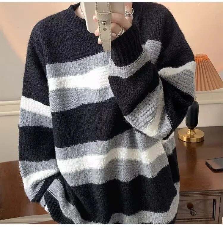 Men's Winter Relaxed Slouchy Sweater for Daywear